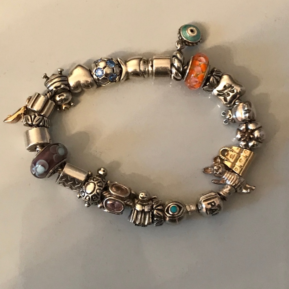 Vintage Pandora Silver Bracelet